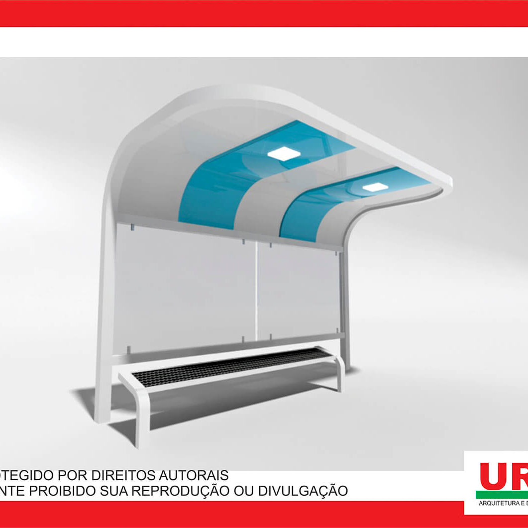 Mobiliário abrigo de ônibus 5 b