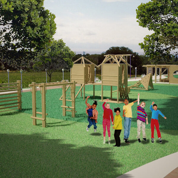 Paisagismo 3 brinquedos